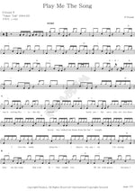Play Me the Song D'Sound Full Drum Transcription / Drum Sheet Music COPYDRUM