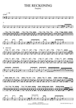 THE RECKONING Daughtry Full Drum Transcription / Drum Sheet Music COPYDRUM