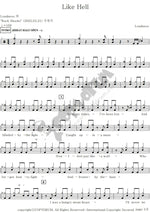 Like Hell Loudness (ラウドネス) Full Drum Transcription / Drum Sheet Music COPYDRUM