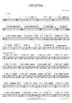 All of You (Meinl Cymbals Play Through) Chris Coleman Full Drum Transcription / Drum Sheet Music COPYDRUM