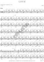 L.O.V.E (Nat King Cole) (L.O.V.E (Nat King Cole)) Kim Hee Jae, Seo Ji Oh (김희재, 서지오) Full Drum Transcription / Drum Sheet Music COPYDRUM
