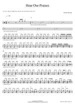 Hear Our Praises Reuben Morgan Full Drum Transcription / Drum Sheet Music COPYDRUM