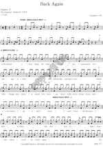 Back Again Chris Daughtry Full Drum Transcription / Drum Sheet Music COPYDRUM
