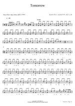 Tomorrow (Tomorrow) Buzz (버즈) Full Drum Transcription / Drum Sheet Music COPYDRUM