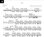 777 Bruno Mars, Anderson .Paak, Silk Sonic Full Drum Transcription / Drum Sheet Music Drum Sheet MX