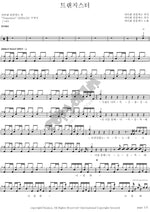Transistor (트랜지스터) Peterpan Complex (피터팬 컴플렉스) Full Drum Transcription / Drum Sheet Music COPYDRUM