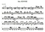 Like Jennie Jennie Kim (제니) Full Drum Transcription / Drum Sheet Music Semolina