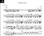 Mummy Dust Ghost Full Drum Transcription / Drum Sheet Music Drum Sheet MX