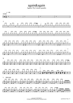 again&again Against The Current, guardin Full Drum Transcription / Drum Sheet Music COPYDRUM