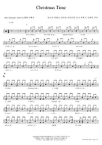 Christmas Time (Christmas Time) Sung Si Kyung (성시경) Full Drum Transcription / Drum Sheet Music COPYDRUM