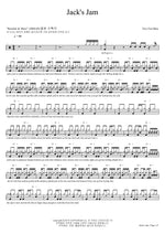 Jack's Jam Two Ton Shoe Full Drum Transcription / Drum Sheet Music COPYDRUM
