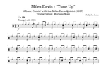 Tune Up Miles Davis Selection Drum Transcription / Drum Sheet Music Mari_DrumTranscriptions