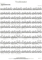 Troublemaker Green Day Full Drum Transcription / Drum Sheet Music COPYDRUM