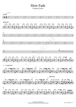 Slow Fade Casting Crowns Full Drum Transcription / Drum Sheet Music COPYDRUM