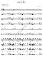 Lonely Boy The Black Keys Full Drum Transcription / Drum Sheet Music COPYDRUM