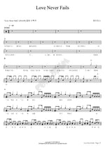 Love Never Fails (Love Never Fails) J US (제이어스) Full Drum Transcription / Drum Sheet Music COPYDRUM