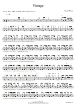 Vintage Official Hige Dandism (Official髭男dism) Full Drum Transcription / Drum Sheet Music COPYDRUM