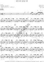 After the Play Ends (연극이 끝난후) Sharp (샤프) Full Drum Transcription / Drum Sheet Music COPYDRUM