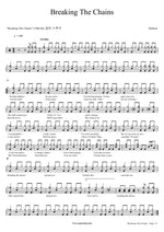 Breaking the Chains Dokken Full Drum Transcription / Drum Sheet Music COPYDRUM