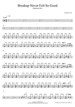 Breakup Never Felt So Good - Valentina Ploy drum sheet music