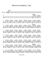 Bitter Sweet Symphony - The Verve drum sheet music