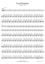 Last Christmas - Virginia to Vegas drum sheet music