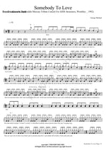 Somebody To Love (Live At The Freddie Mercury Tribute Concert For AIDS Awareness, Wembley _ 1992) George Michael Full Drum Transcription / Drum Sheet Music COPYDRUM