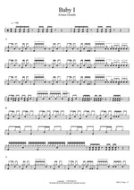 Baby I Ariana Grande Full Drum Transcription / Drum Sheet Music COPYDRUM