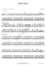 Silent Siren Soukai Rock Full Drum Transcription / Drum Sheet Music COPYDRUM