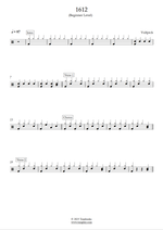 1612 - Vulfpeck drum sheet music