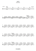 1612 - Vulfpeck drum sheet music