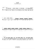 1612 - Vulfpeck drum sheet music
