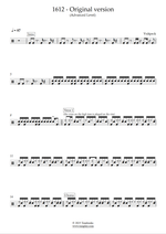 1612 - Vulfpeck drum sheet music