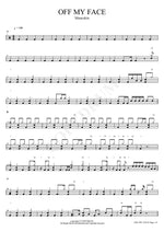OFF MY FACE Maneskin Full Drum Transcription / Drum Sheet Music COPYDRUM