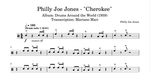 Cherokee Philly Joe Jones Selection Drum Transcription / Drum Sheet Music Stick & Soul Jazz Drums Insights