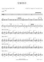 Bobbed Hair (단발머리) Daybreak (데이브레이크) Full Drum Transcription / Drum Sheet Music COPYDRUM