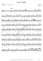 Love Today (Love Today) Lee Moonse (이문세) Full Drum Transcription / Drum Sheet Music COPYDRUM