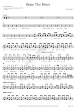 Drain the Blood The Distillers Full Drum Transcription / Drum Sheet Music COPYDRUM