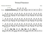 Twisted Transistor Korn Full Drum Transcription / Drum Sheet Music Franki Bio