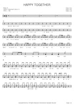 HAPPY TOGETHER Park Hyo Shin (박효신) Full Drum Transcription / Drum Sheet Music COPYDRUM
