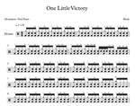 One Little Victory Rush Full Drum Transcription / Drum Sheet Music Franki Bio