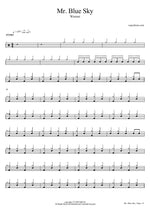Mr. Blue Sky - Weezer drum sheet music