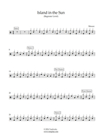 Island in the Sun - Weezer drum sheet music