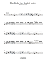 Island in the Sun - Weezer drum sheet music