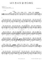 Even If I Speak in the Tongues of Angels (내가 천사의 말한다해도) Tentmakers (텐트메이커스) Full Drum Transcription / Drum Sheet Music COPYDRUM