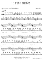 If You Truly Love (정말로 사랑한다면) Busker Busker (버스커 버스커) Full Drum Transcription / Drum Sheet Music COPYDRUM
