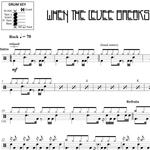 When the Levee Breaks Led Zeppelin Full Drum Transcription / Drum Sheet Music OnlineDrummer.com