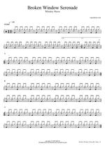 Broken Window Serenade - Whiskey Myers drum sheet music