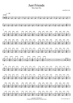 Just Friends - Why Don't We drum sheet music