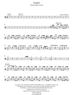 Angels - Robbie Williams drum sheet music